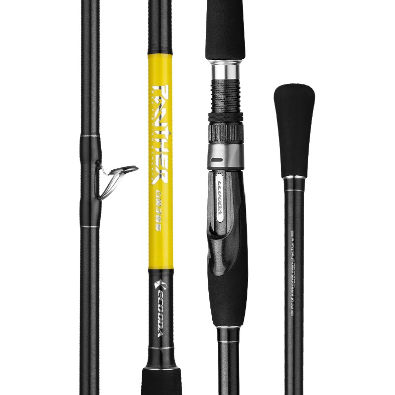 ECOODA EPZB Offshore Boat Fishing Rod 2.1m 2.4m 2.75m 9-20kg Drag Power 2pcs Luminous Lightweight Spinning Casting Fishing Rods