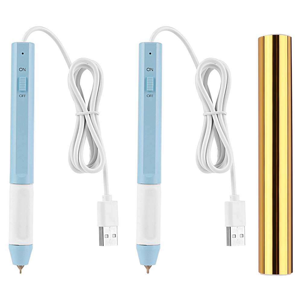 0,8mm/1,5mm Wärme Beständig Grip Heizung Heißer Stanzen Stift Glowing Folie Papier für DIY Machen Karten Scrapbooking leder Handwerk