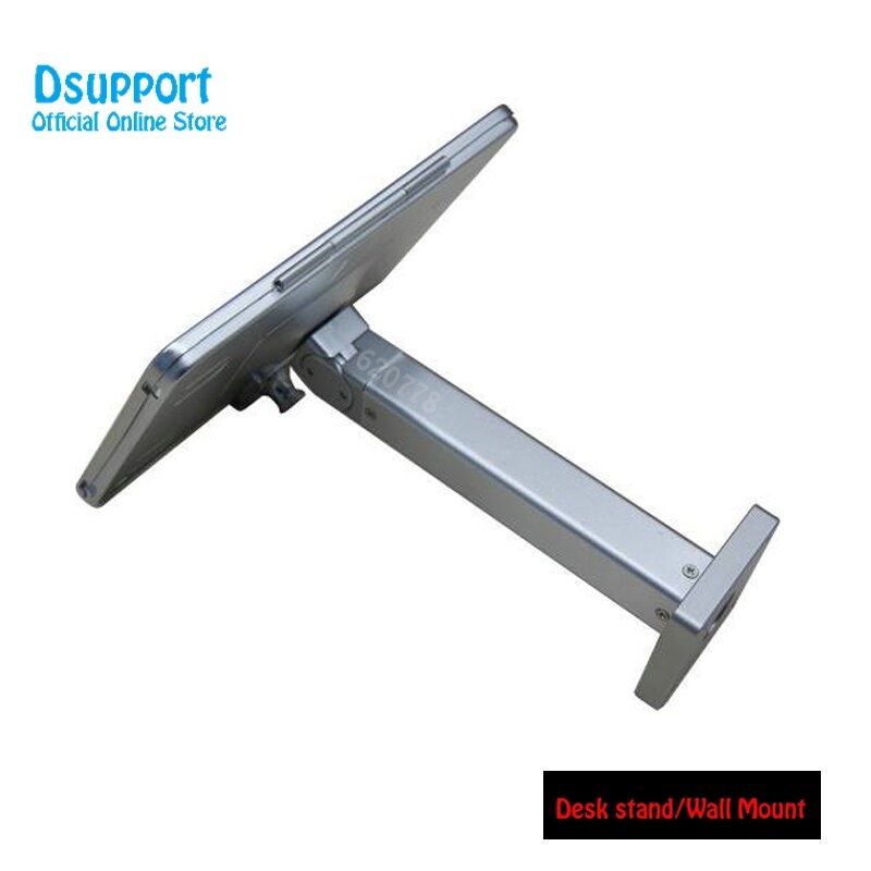 For ipad 2/3/4/air/pro 9.7&quot; desk mounting countertop locking mount anti-theft bracket display with lock metal frame holder