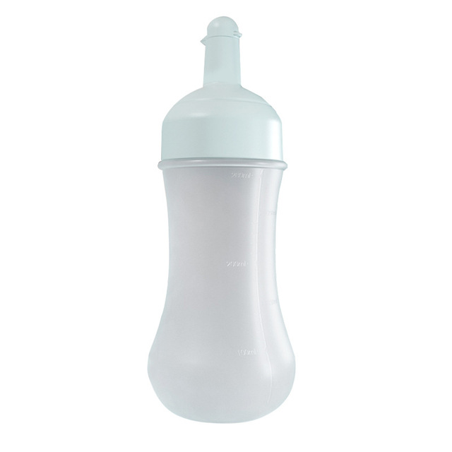 1 Pcs Condiment Squeeze Bottle Sauce Squeeze Squirt Bottle Mustard Mayo Sauces Oil Bottles Food Dispenser Kitchen Gadget: Blue