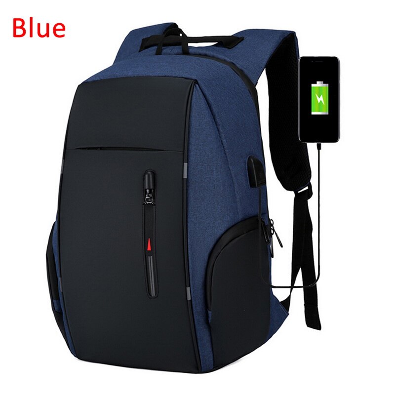 Backpack Men USB Charging Waterproof Laptop Backpack Women Casual Oxford Male Business Bag Computer Notebook Backpacks: 4