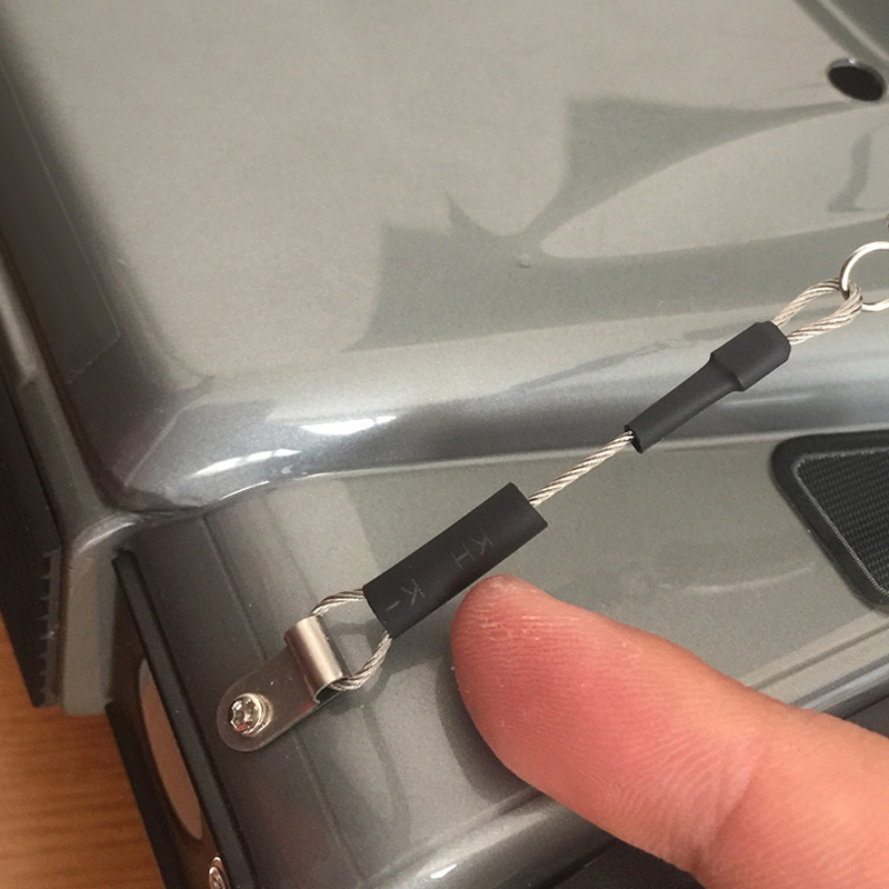 Rc Auto Gemodificeerde Deel Staal Touw Voor 1/10 Rc Crawler Traxxas Trx-4 Trx4 Axiale Scx10 D90 D110 &amp; Rc Auto metalen Trekhaak Hit