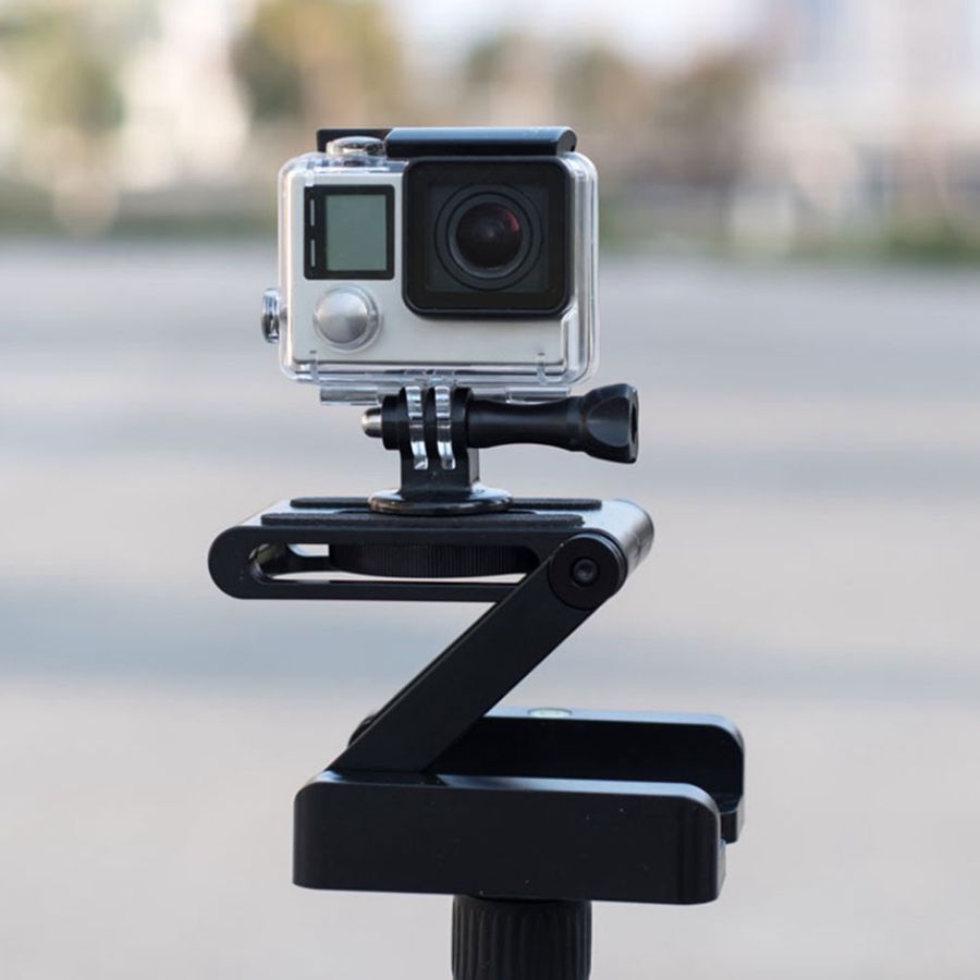 dslr camera Aluminium Alloy Black Mobile Phone Bracket SLR Camera Desktop Video Macro Frame Sliding Rail Folding Z Type