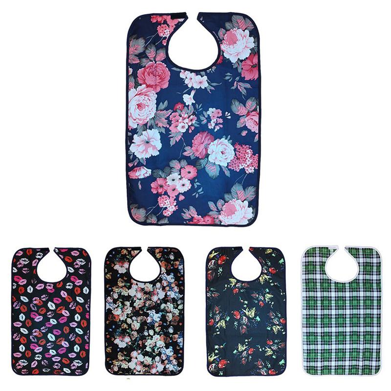 Baby Kids Etenstijd Protector Waterdichte Bib Handicap Bloemen Aid Schort Wasbaar Grote Kleding Protectors