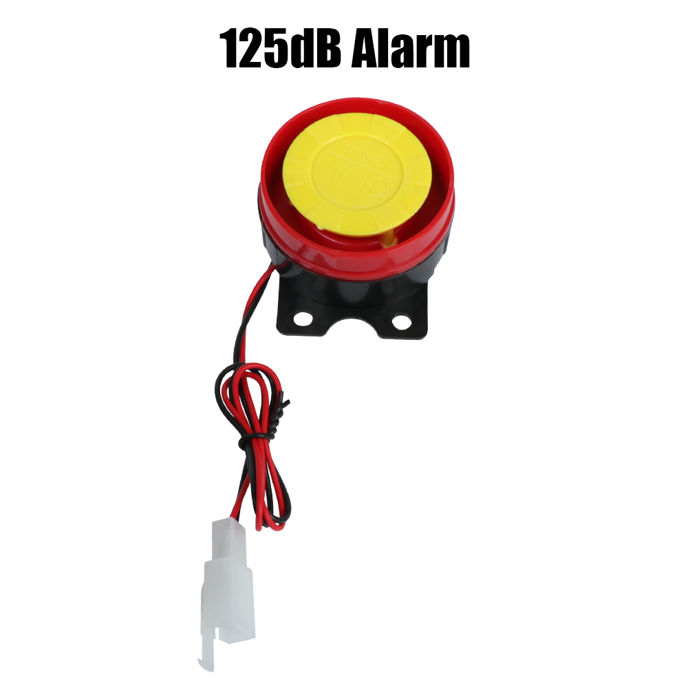Sistema de alarma de seguridad para motocicleta, sistema de protección de 2 vías con mando a distancia, 125db, 12V
