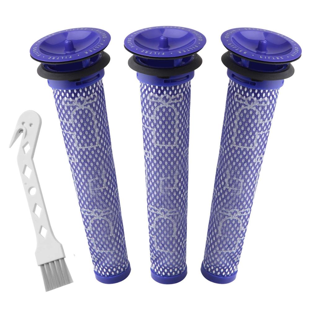 8 Pack Pre-Filters and 2 Pack HEPA Post-Filters Replacements Compatible Dyson V8 and V7 Cordless Vacuum Cleaners: 3pcs