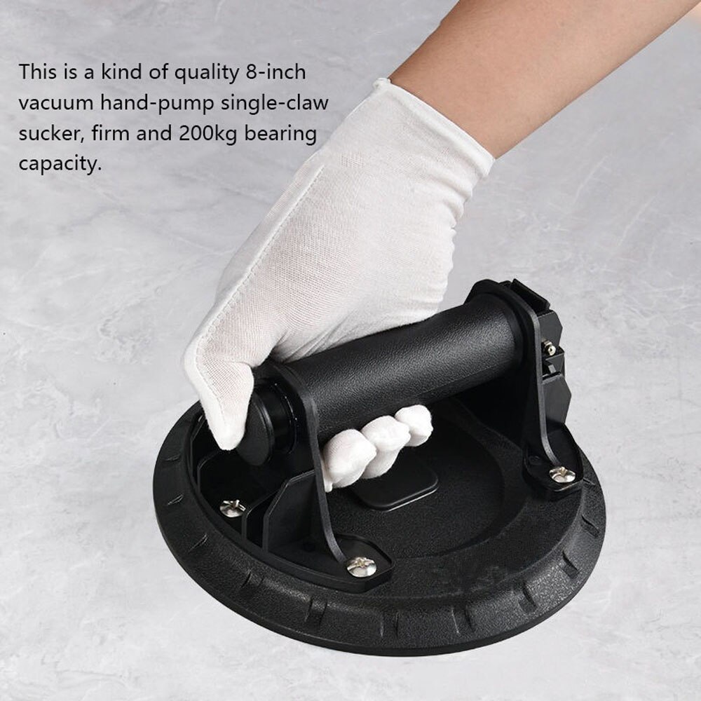 KKMOON 8inch Vacuum Suction Cup 200kg Bearing Capacity Heavy Duty Vacuum Lifter for Granite Glass Lifting Suction Cup