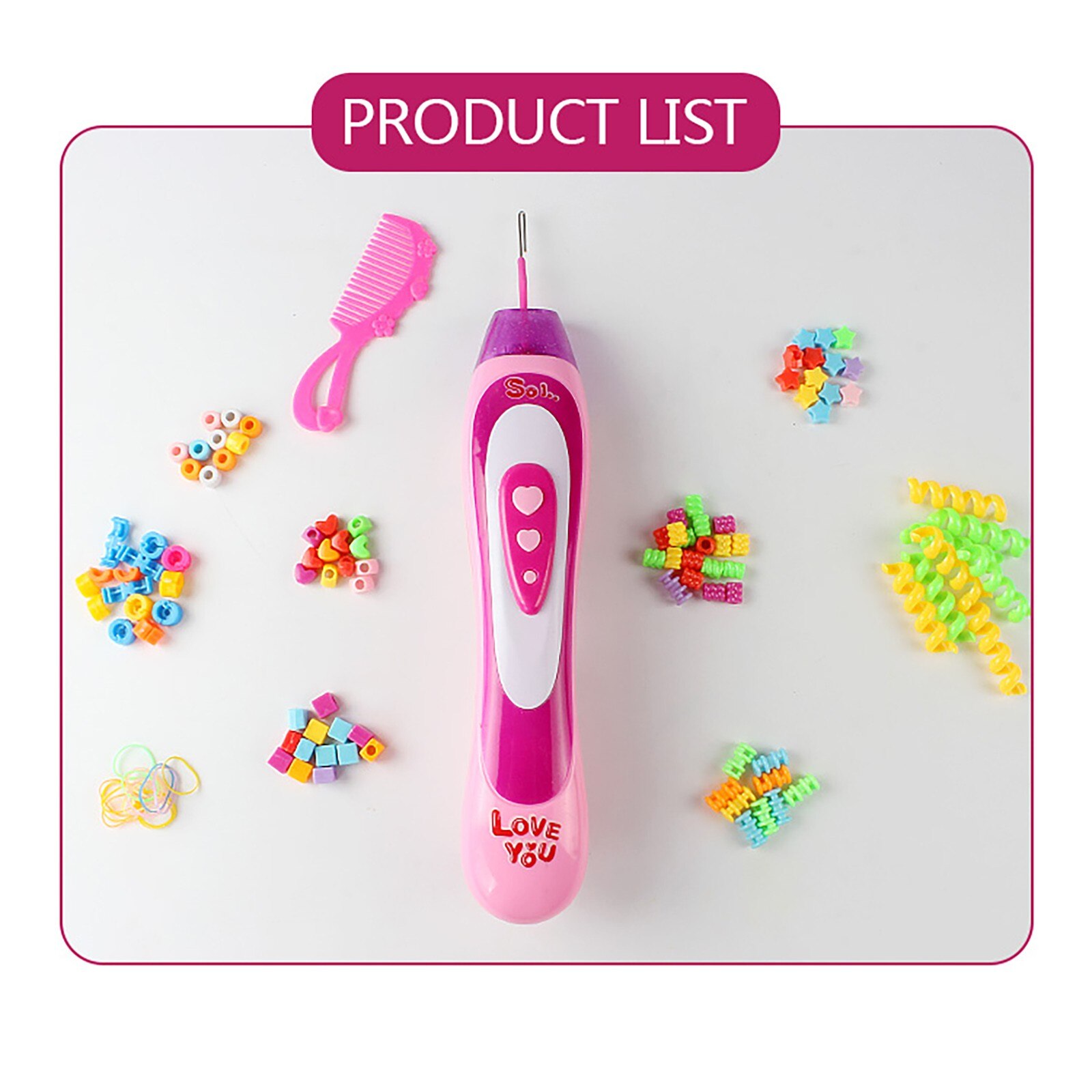 In Stock DIY Hair Knitting Machine Braid Hair Tools Knitting Hair Knitting Roll Twisted Xmas Girl Droshipping