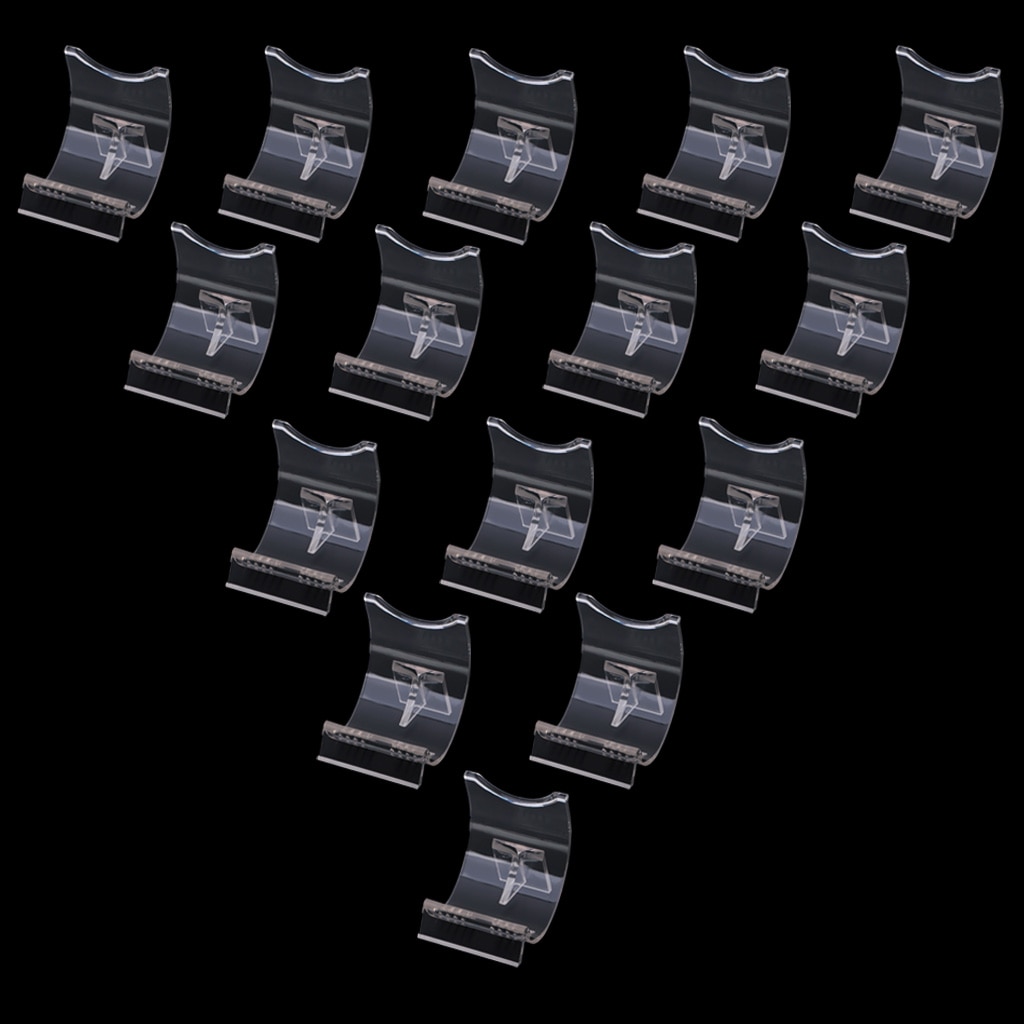 Soporte claro de acrílico para mechero de 15 Uds soporte claro soporte exhibidor para mecheros accesorios duraderos para cigarros