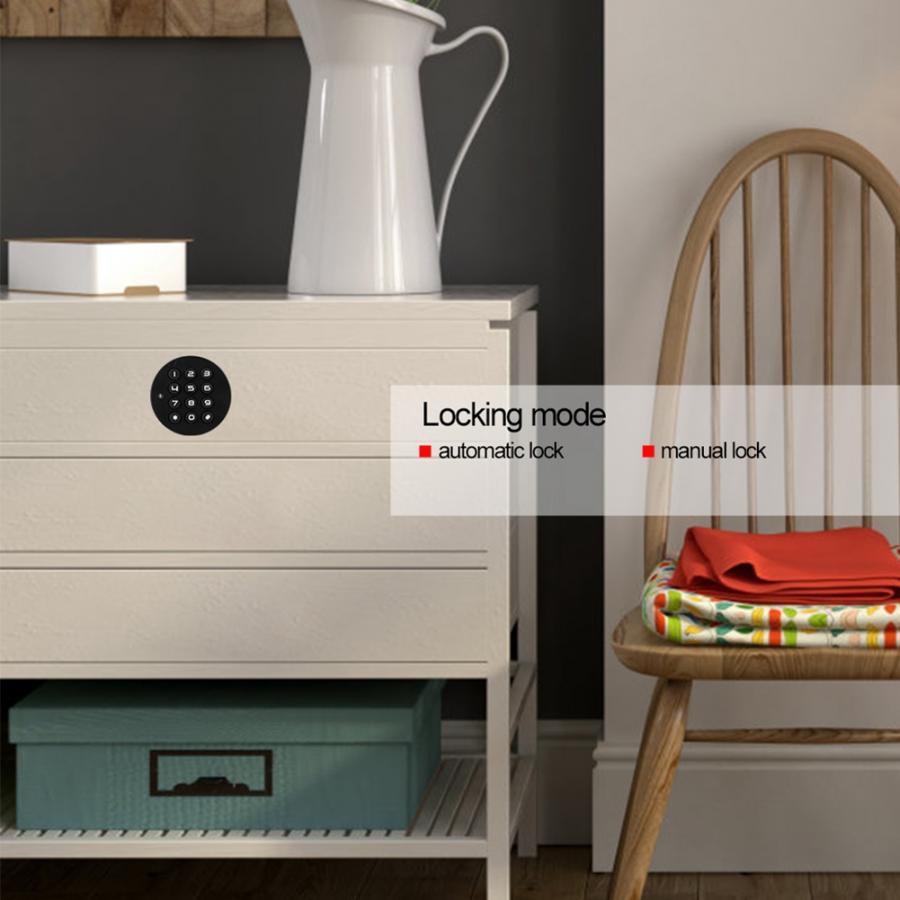 Digital Cabinet Lock Intelligent Electronic Digital Touch Screen Password Lock Code for Cabinet Door Drawer safe locker