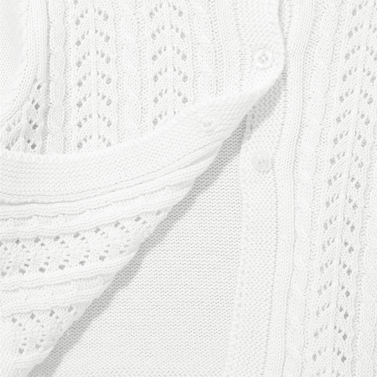 Flower Girls Bolero Children's Open Front Long Sleeve Knitted Sweaters Cardigan Wedding Princess Outwear Kids Knitting Coat