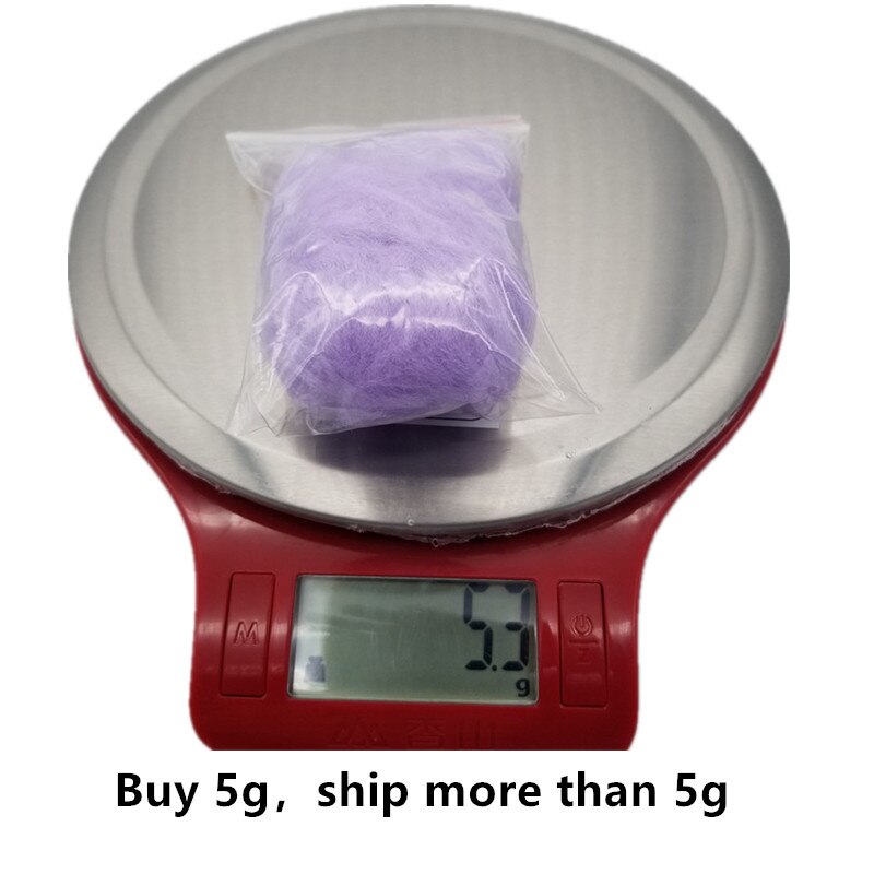 5g filtning uld fluffy blød uld fiber roving filtning gør det selv håndværk filt forsyninger julehåndværk til børn håndarbejde uld filt