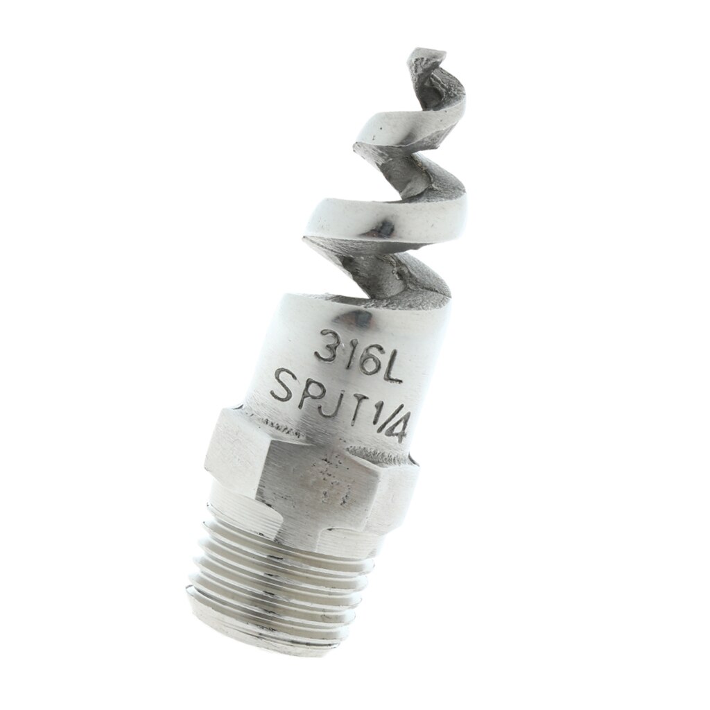 Spiral Cone Atomization Spray Nozzle 1/4 inch Sprinkler Head Male Thread 120°