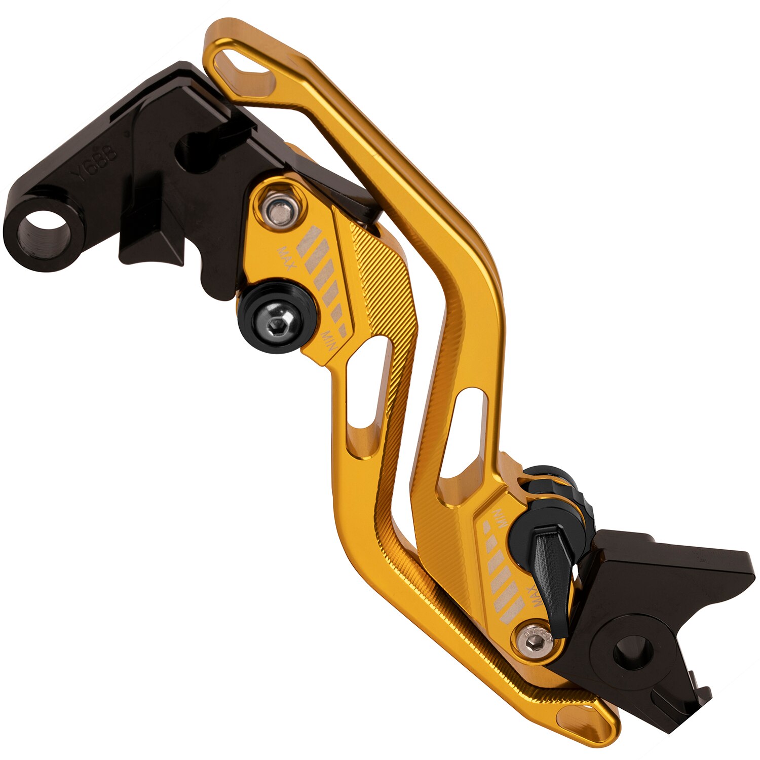 For Yamaha MT-09 Tracer/FJ09	MT-10	5D Short/Long Clutch Brake Levers Adjustable CNC Motorbike: 5D short gold