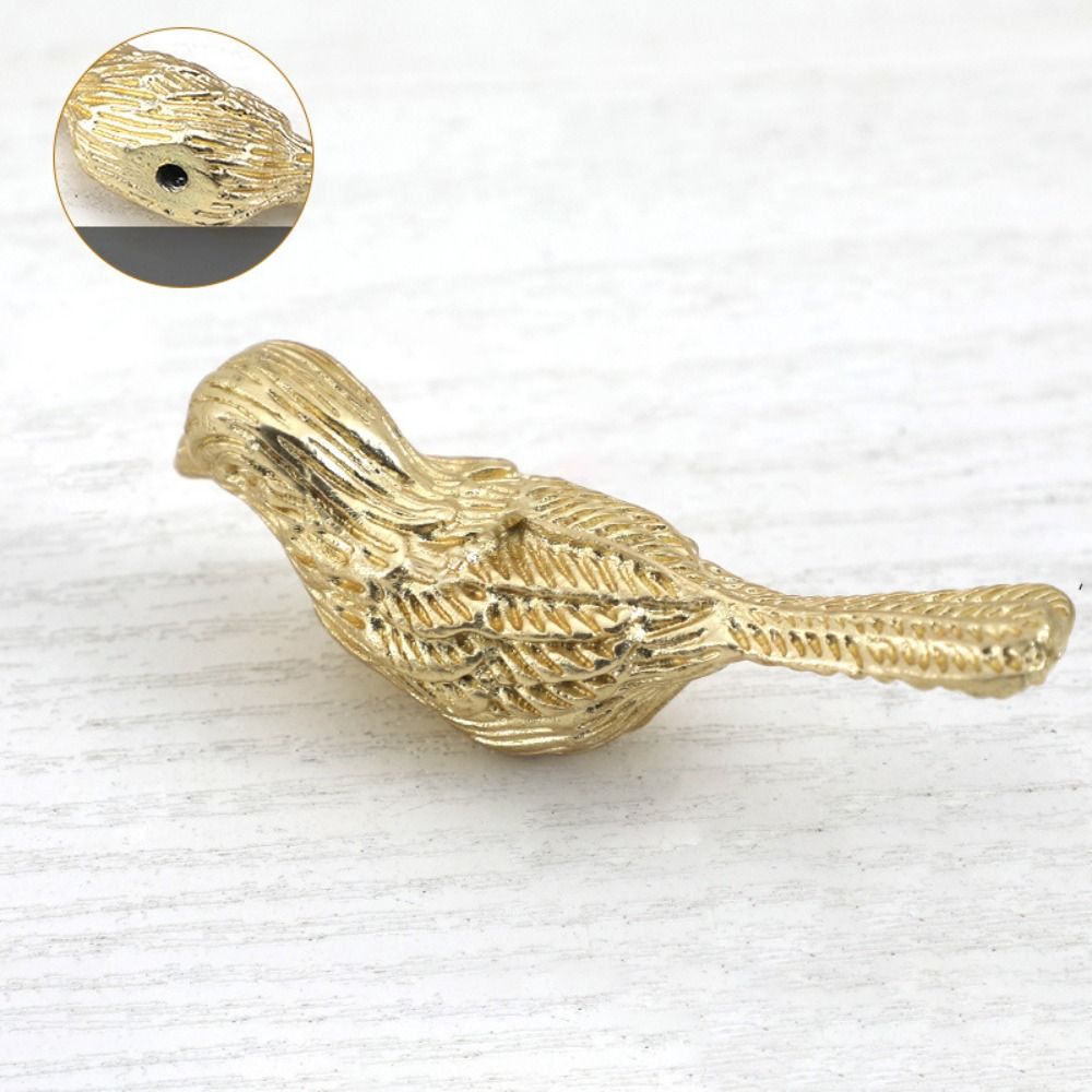 Fine Lucky Bird Furniture Handles Simple Cartoon Animal Cabinets Door Knobs Light Luxury Modern Closet Door Handles Home Decor: Silver