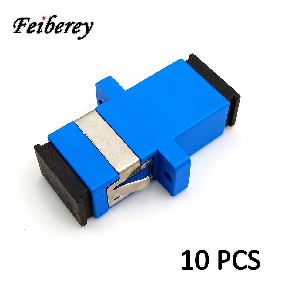 5 Pcs Ftth Terminal Box Met 10 Sc Adapter 86-Type Pvc Junction Box Wall Mount Desktop Terminal Panel glasvezel Beëindiging Doos: 10pcs SC UPC Adapter