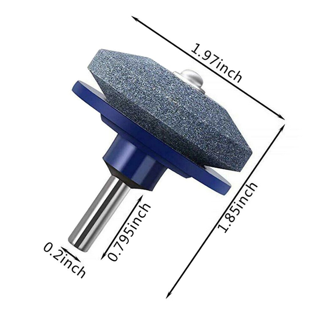 Rotary Lawnmower Sharpener + Blades Balancer Garden Tool Set NDS66