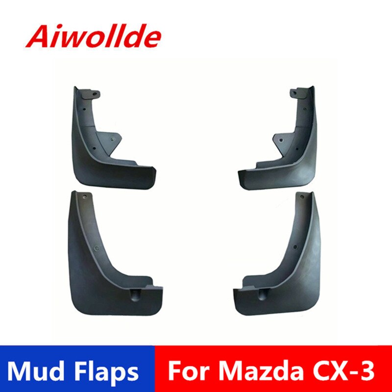 Auto Spatlappen Voor Mazda CX-3 CX3 Spatlappen Splash Guards Mud Flap Voor Achter Spatborden Fender