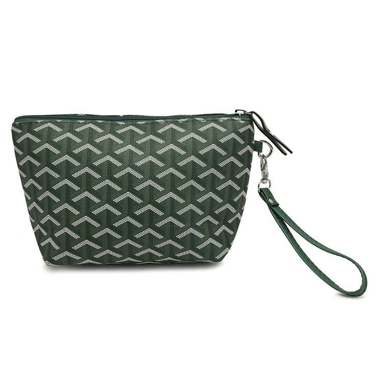 Mode Hoge Capaciteit Vrouwen Make Up Bag Vrouw Travel Organizer Make-Up Tas Toilettas Kit Cosmetische Tas Gevallen: green