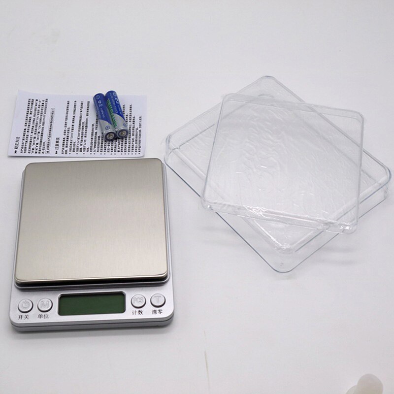 1 pièces Balance de haute précision Mini Balance de poche en plastique pour peser des bijoux en or