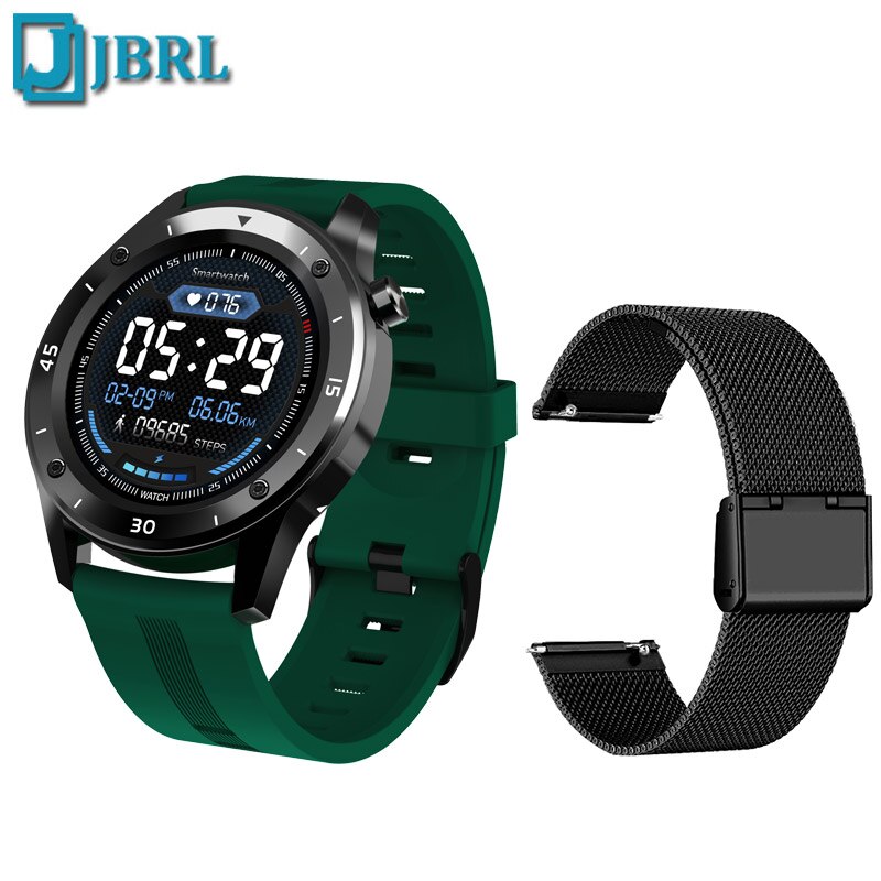 Digitaal horloge dames heren polshorloge sport bluetooth waterdicht elektronisch led dames herenhorloge voor dames heren dames polshorloge: F22 stalen band toevoegen 5