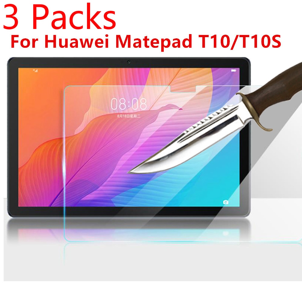 3 Packs Gehard Glas Voor Huawei Matepad T10S T10 10.1 ''AGS3-L09/AGS3-W03 AGR-L09/AGR-W03 Tablet Glas Screen protector Film
