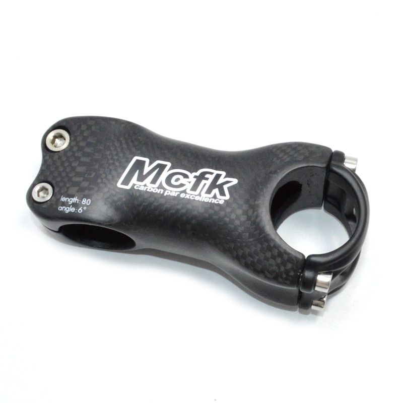 MCFK 3K carbon stem road bicycle mountain bike stems 31.8 70 80 90 100 110 130mm angle 6 degree 28.60mm glossy