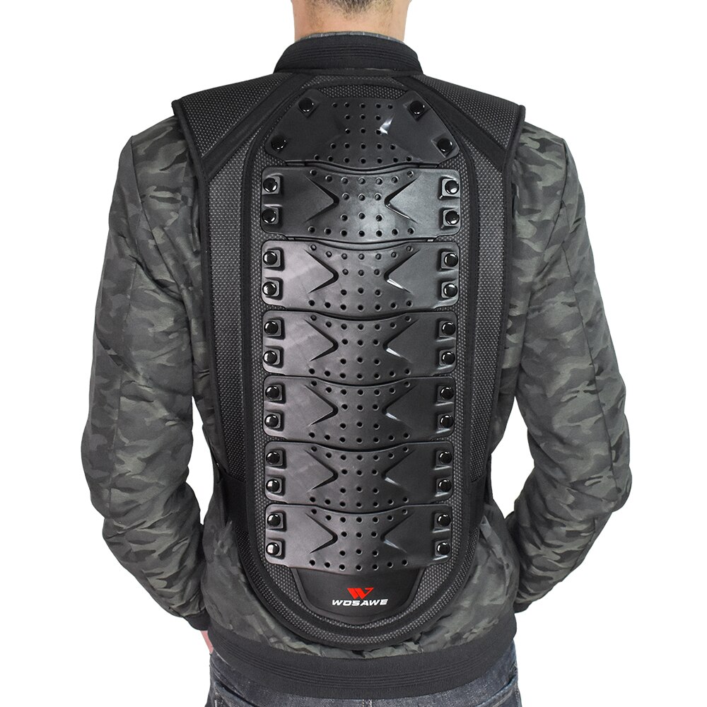 WOSAWE moto Armor chaqueta chaleco sin mangas para hombre al aire libre Motorcross EVA pecho protector de equipo deportivo esquí Skateboard