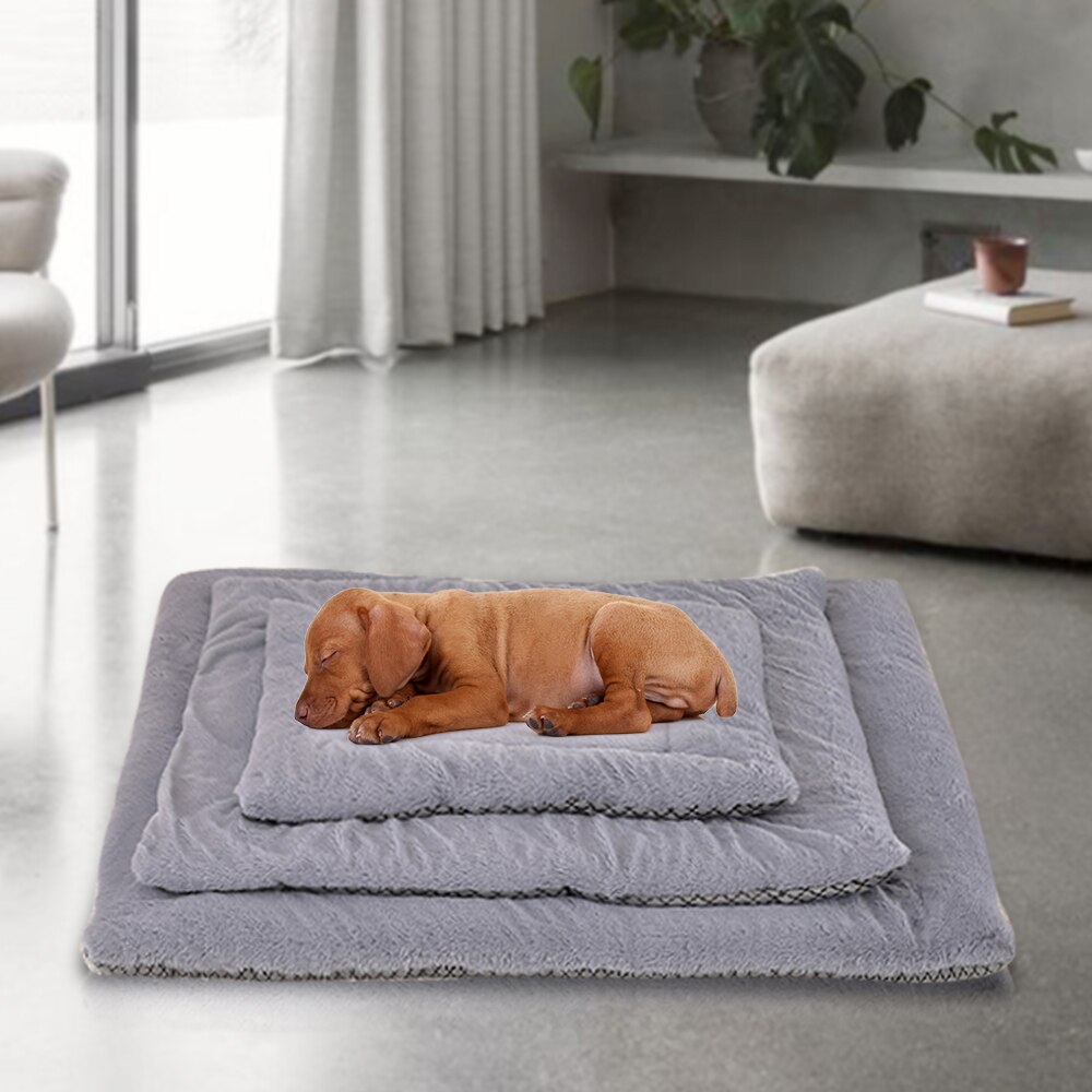 Grote Hond Bed Mat Ademend Hond Bedden Winter Thicken Warm Kat Hond Deken Slapen Cover Handdoek Voor Small Medium Large hond Huis