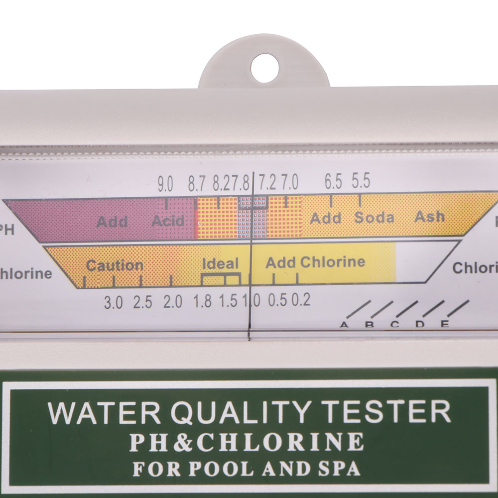Chlorine Water Tester Portable Home Swimming Pool Spa Aquarium PH Meter Test Monitor Checker White Water Tester