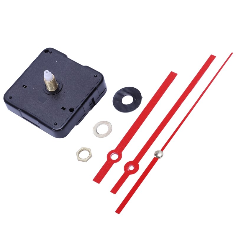 Diy Quartz Uurwerk Onderdelen Reparatie Tool Set Kit Met Handen Rode Reparatie Tools Wandklok Onderdelen Home Deco accessoires