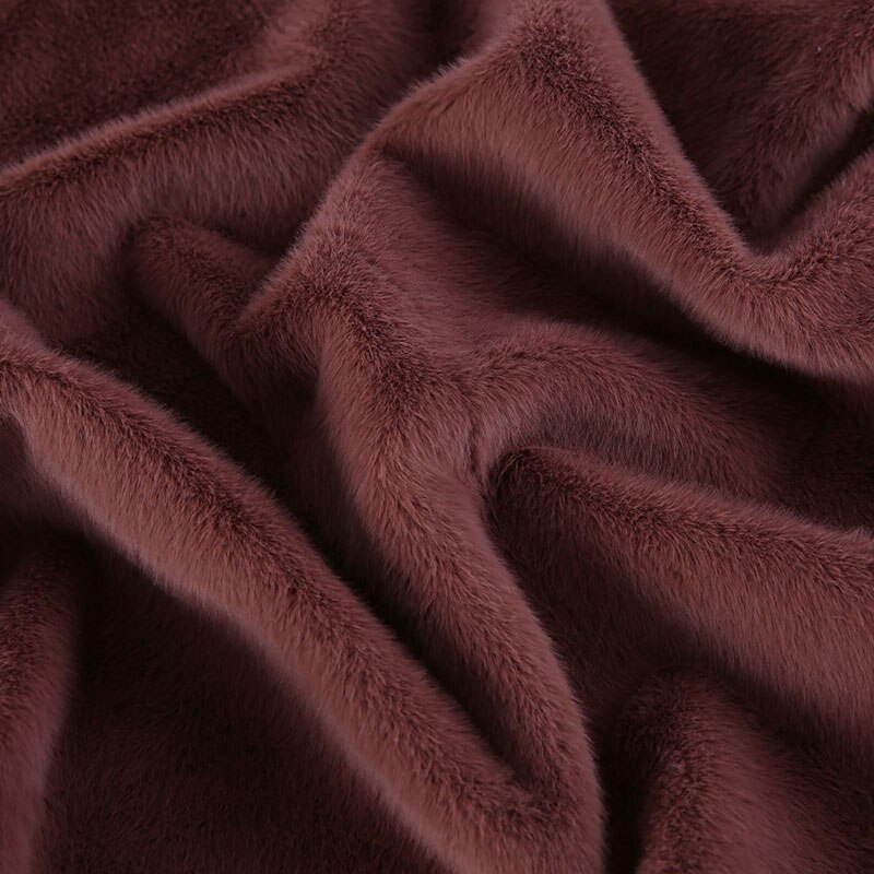 Polyester fabric warp knitting European autumn and winter fabric spot: Dark grey