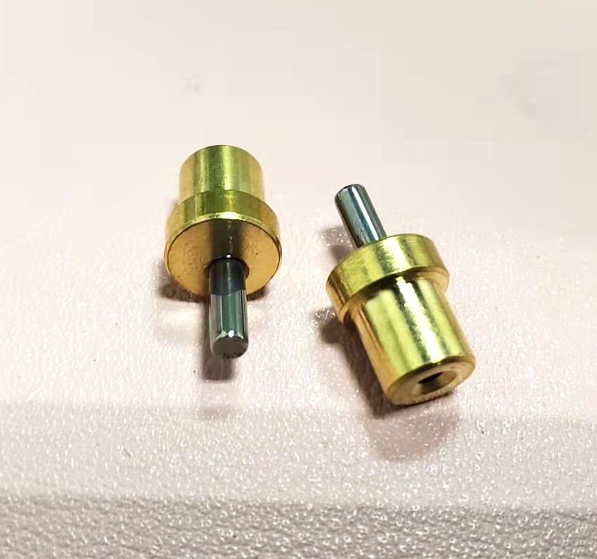 Cabezal de cobre para cortadora de pelo de rueda de motor de eje de rueda excéntrica, cizalla de eje, agujero de 2,0mm, 2 uds.