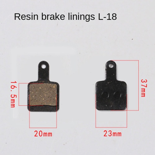 2 Paare (4 stücke) MTB Fahrrad Hydraulische Scheiben Bremsbeläge halb-metallisch Fahrrad Bremse Für SHIMANO SRAM eifrig HAYES Radfahren Fahrrad Teil: L-18