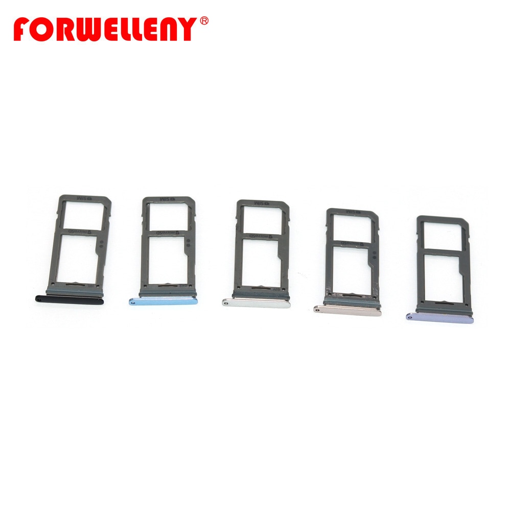 Pour SAMSUNG Galaxy S8 / S8 PLUS G950 G955 Micro Sim support de carte fente plateau adaptateurs de remplacement noir, gris, or, bleu, violet