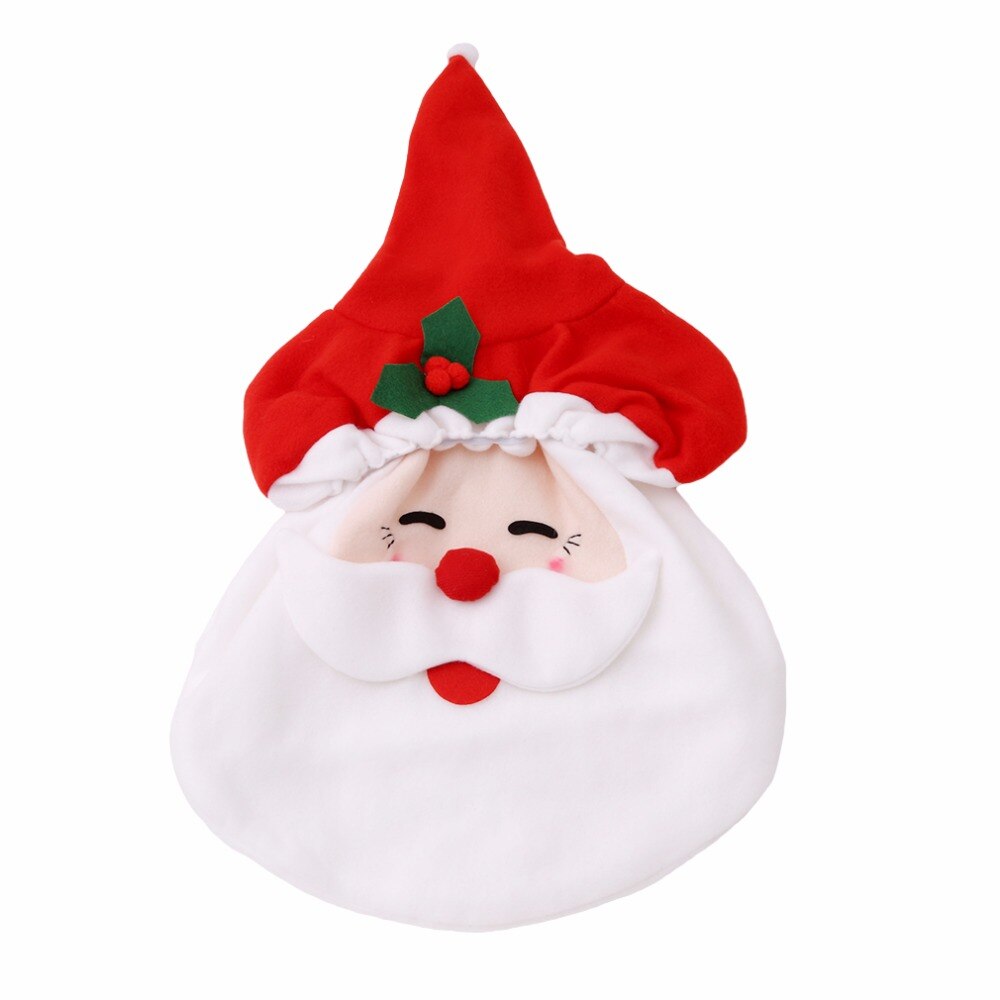 1Set Kerst Decoraties Voor Huis Navidad Kerstversiering Badkamer/Wc Rode Kerstman Toilet Seat Cover En tapijt