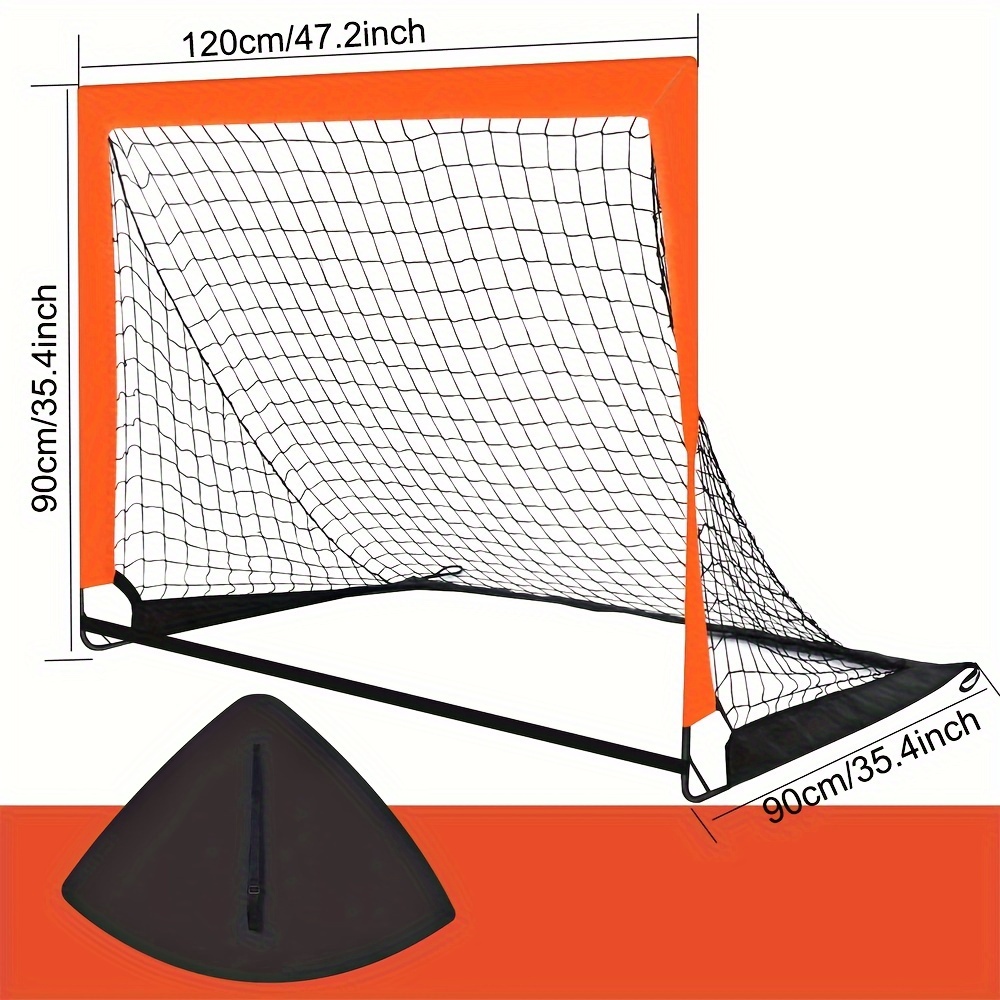 Tragbare Fußballtore für Höhle Hinterhof, faltbares Handys Schulungen-Fußballnetz für freundlicher, Fußballtor für drinnen und draußen, Pop-hoch-Fußballtore