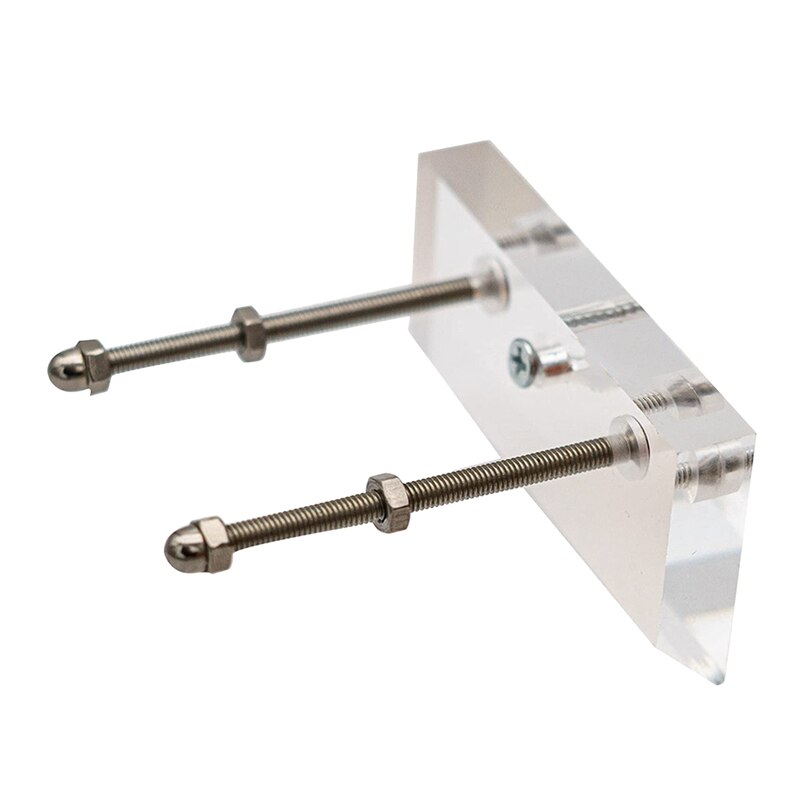 Skateboard Wall Mount Kit Indoor Acrylic Sliding Plate Display Holder for Longboard Skateboards Wall Mount: Transparent Color