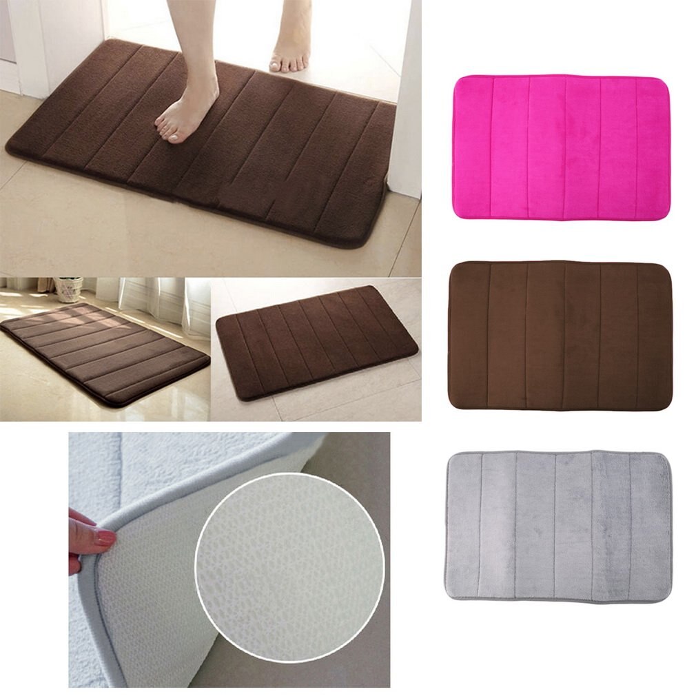 Hem praktiskt halkskydd matta badrum halkfria mattor memory foam matta dusch matta för badrum kök