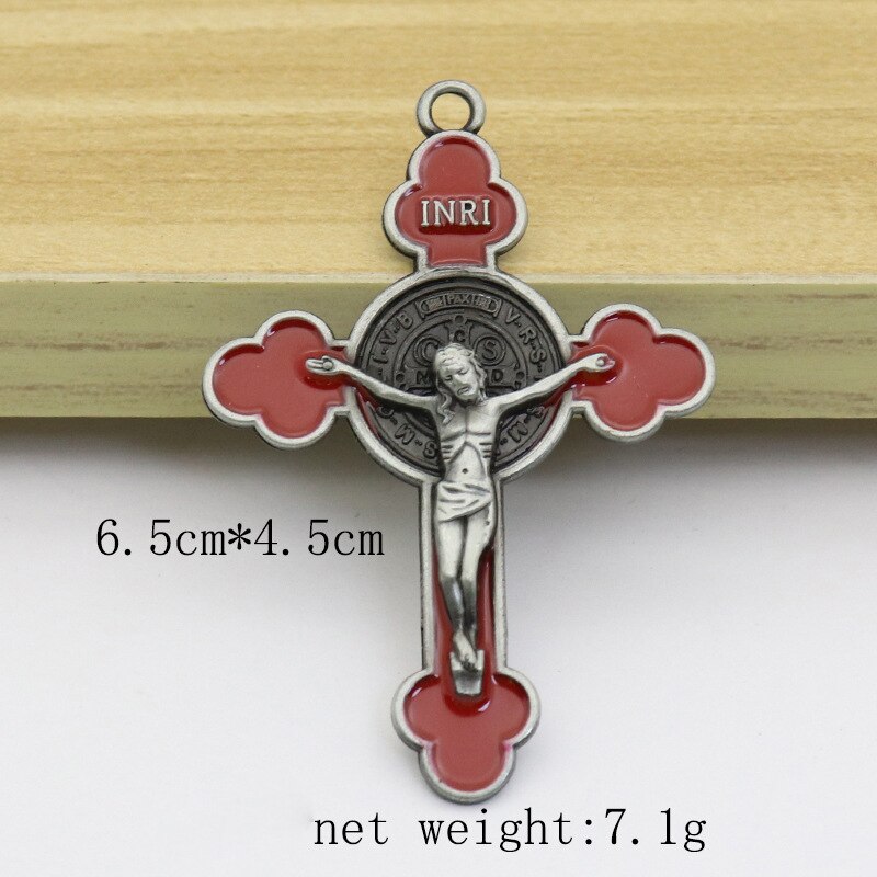 Katholieke Christendom Jesus Vintage Cross Ketting Hanger Sieraden Sleutelhanger Auto Tas Hanger Antieke Gouden Kruis Cross