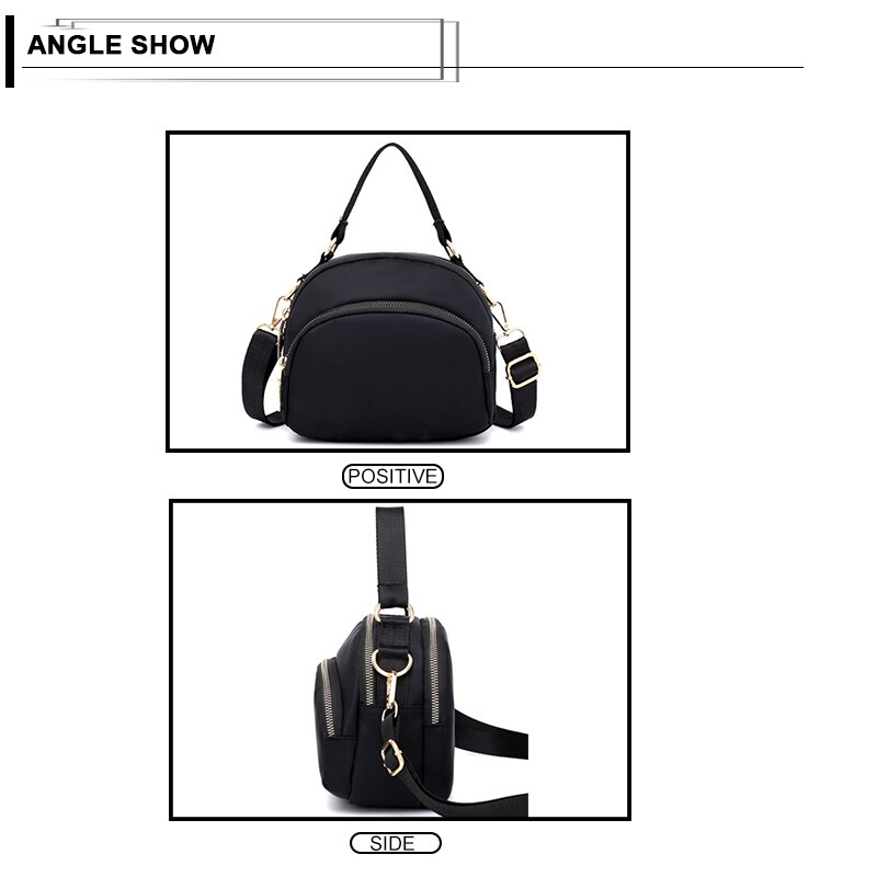 Sød pige crossbody tasker håndtaske bred rem kvinder skuldertasker multi-lomme dame messenger taske makeup taske til kvinder