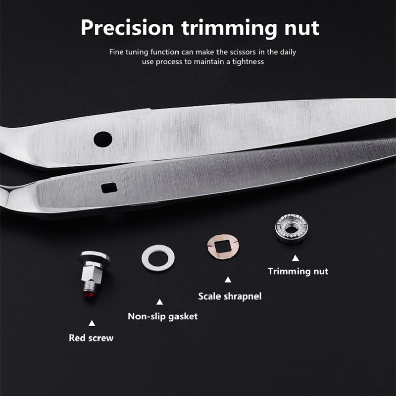 Smith Chu 6 Inch Professionele Kappers Schuiven Schaar Enkele Blade Japanse Wilg Blad Schaar Vet Schaar Kromgetrokken