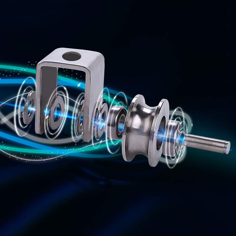 2 Cal kółko rolkowe łożyska U kółko rowkowane koła zdejmowane ciężkie koło rowkowane robić obróbki materiałów i ruchu