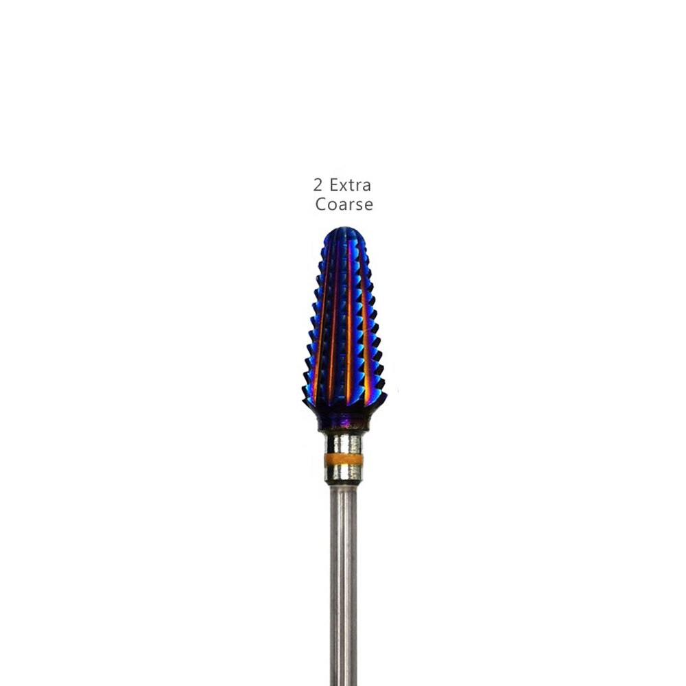 Tornado-brocas de carburo de tungsteno para manicura, 6 tipos de brocas para pulidora eléctrica: 2XC