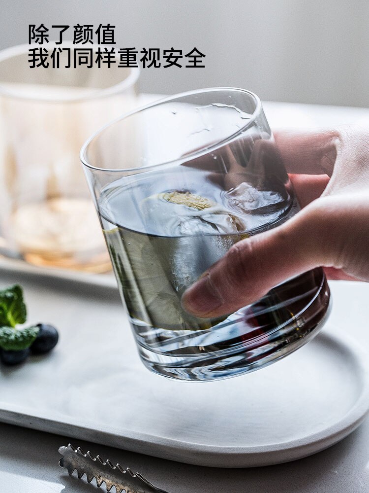 Household water cup high value glass whisky wine cup drink cup set whiskey glass lot