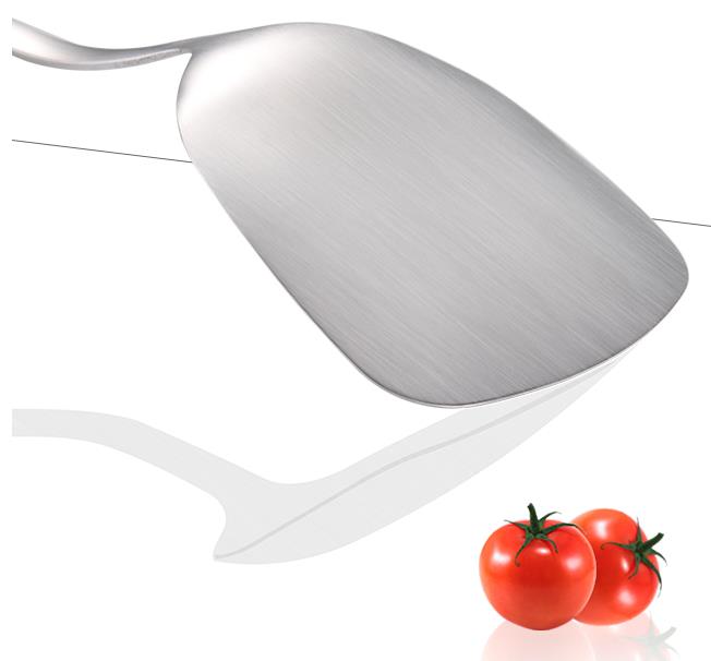 Köksutrustning sand lätt sked lång matlagningsskyffel sked rostfritt stål köksutrustning trähandtag spatel