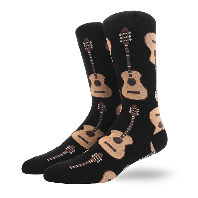 Men's Happy Crew Socks Cartoon Sushi Duck Skate Funny Personality Harajuku Hip Hop Street Male Socks