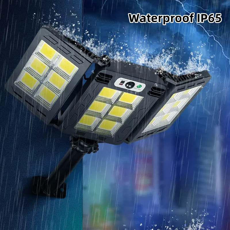 Straatlantaarn Buiten Waterdichte Led-Muursensor Bewegingslamp Met 3 Verlichtingsmodus Vouwlicht Voor Tuin Achtertuin