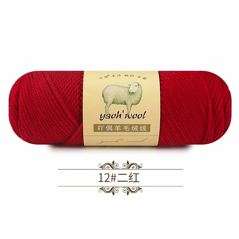 Fio grosso de lã para tricô manual DIY, fio de cashmere, crochê de lã, suéter macio, chapéu, linha cachecol, 100g/rolo