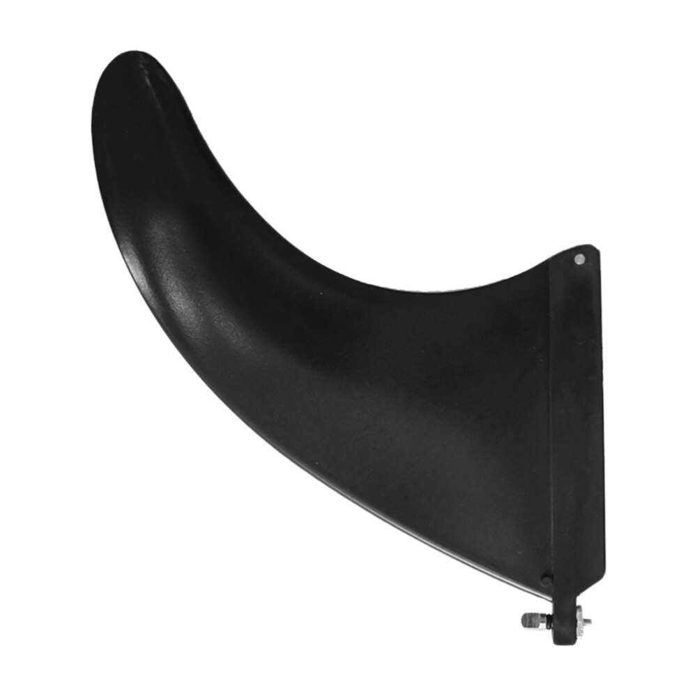 1Pc Inflatable Surfboard Tail Fin Marine SUP Large Fish Fin With Screw Removable Splitter Paddle Tail Rudder (Black)